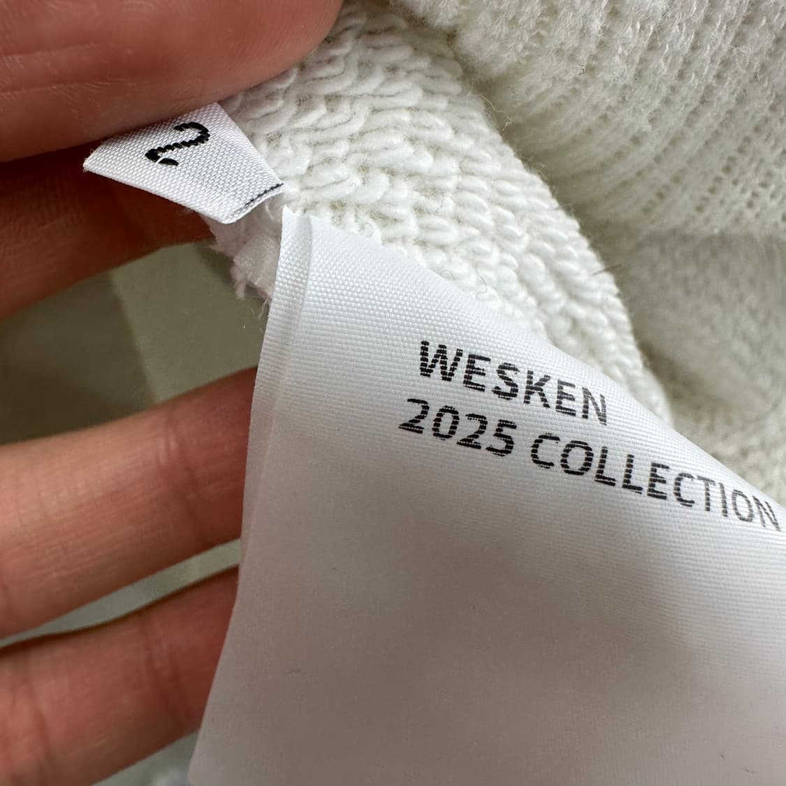 95 웨스켄 남자 루즈핏 니트 후드집업 상품이미지5