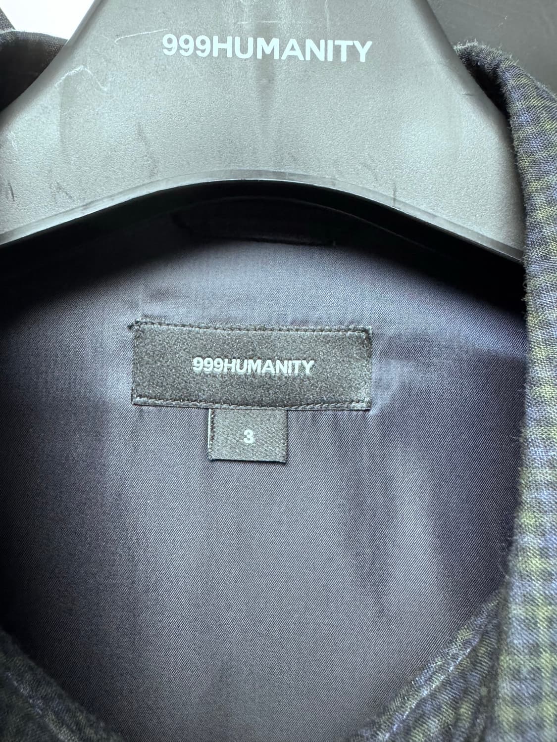 (중고/L) 999휴머니티 이지체크자켓 v2 L 네이비 상품이미지5