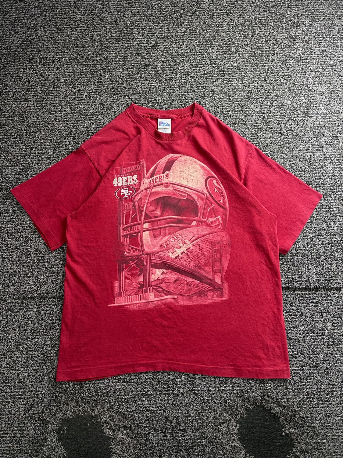 90s 프로 플레이어 NFL 센프란시스코 49ers 티셔츠 3711 상품이미지2