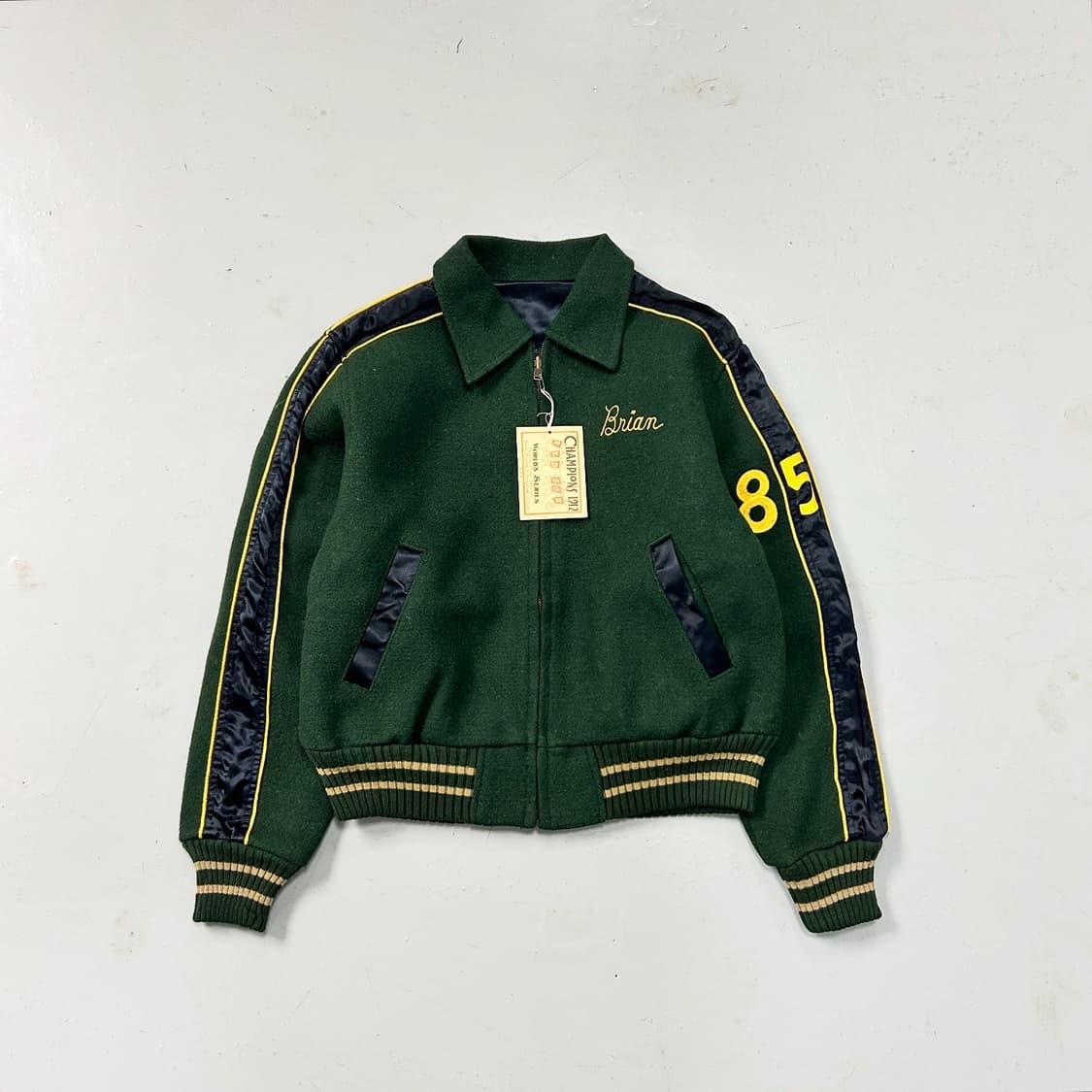 휴스턴 그린 울 리버시블 스타디움 자켓  상품이미지1