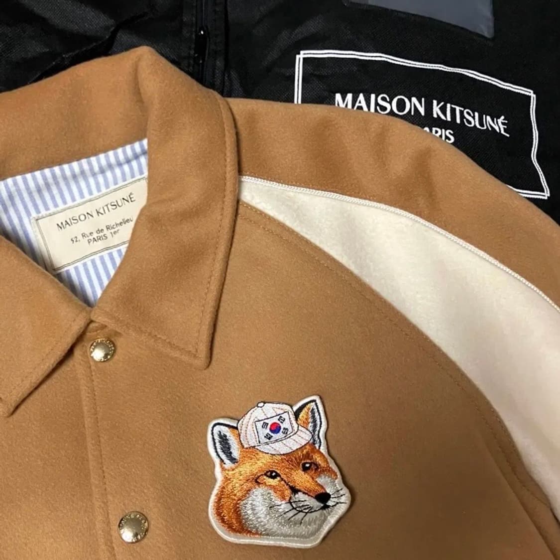 (M) Maison Kitsune 메종키츠네 15FW 국뽕 테디 자켓 상품이미지1