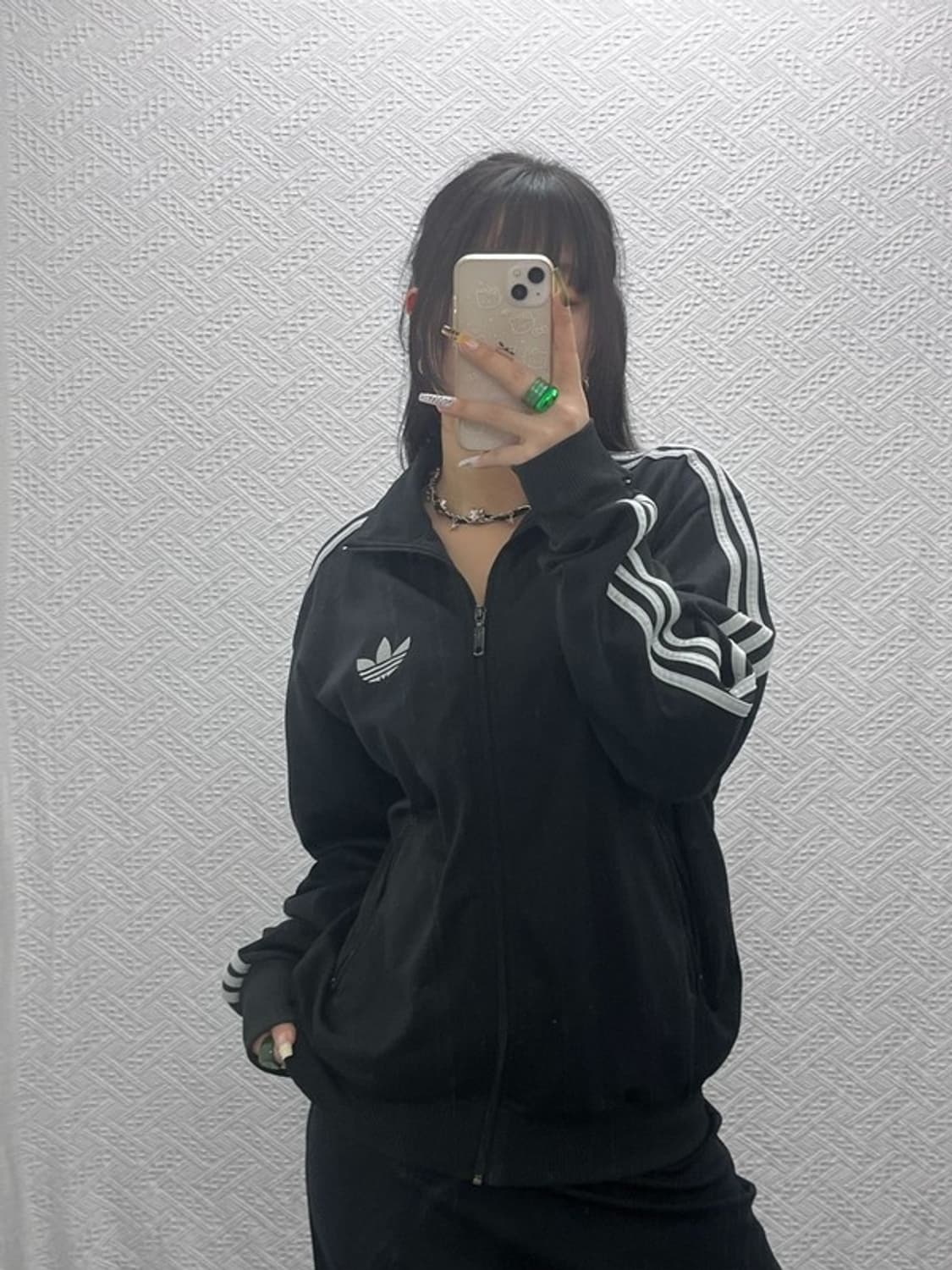 아디다스 올드스쿨 흑탭 파이어버드 져지 집업 105 C08100 상품이미지2