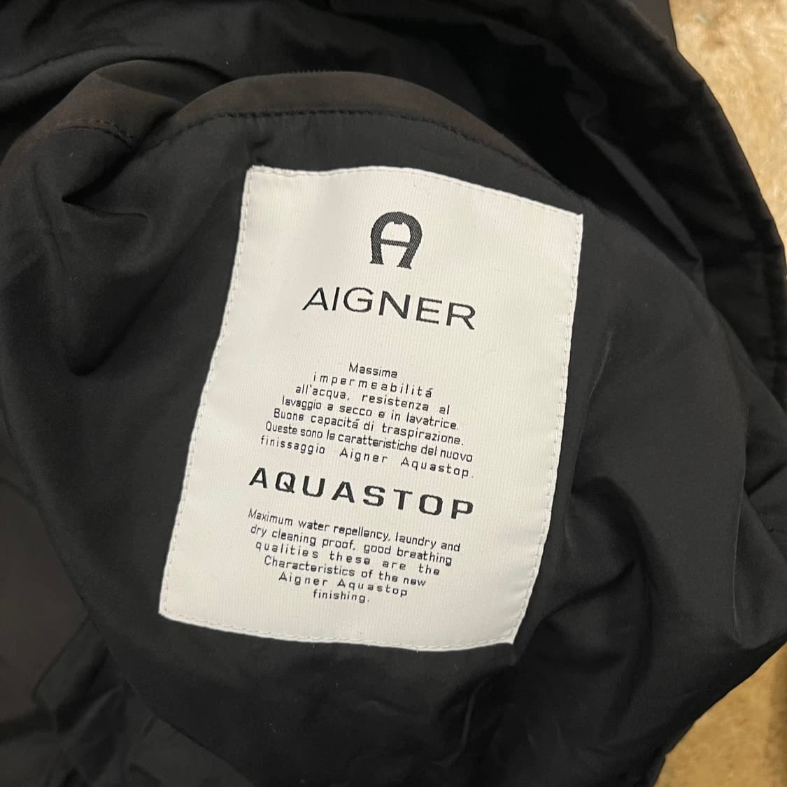 [정품/52] 아이그너 블랙 바이커 자켓 b17 상품이미지7