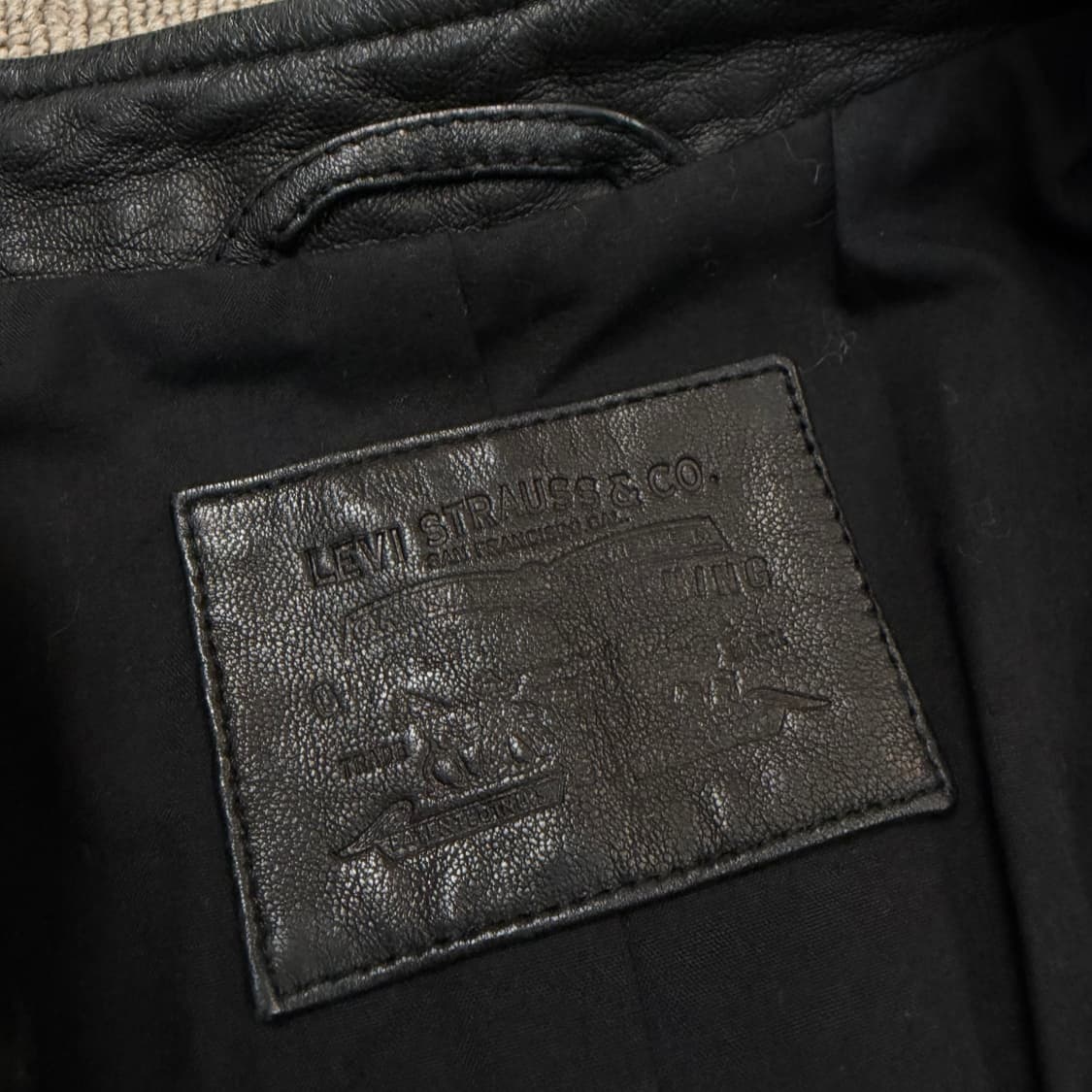 levis 리바이스 우먼스 레더 자켓 m 상품이미지3