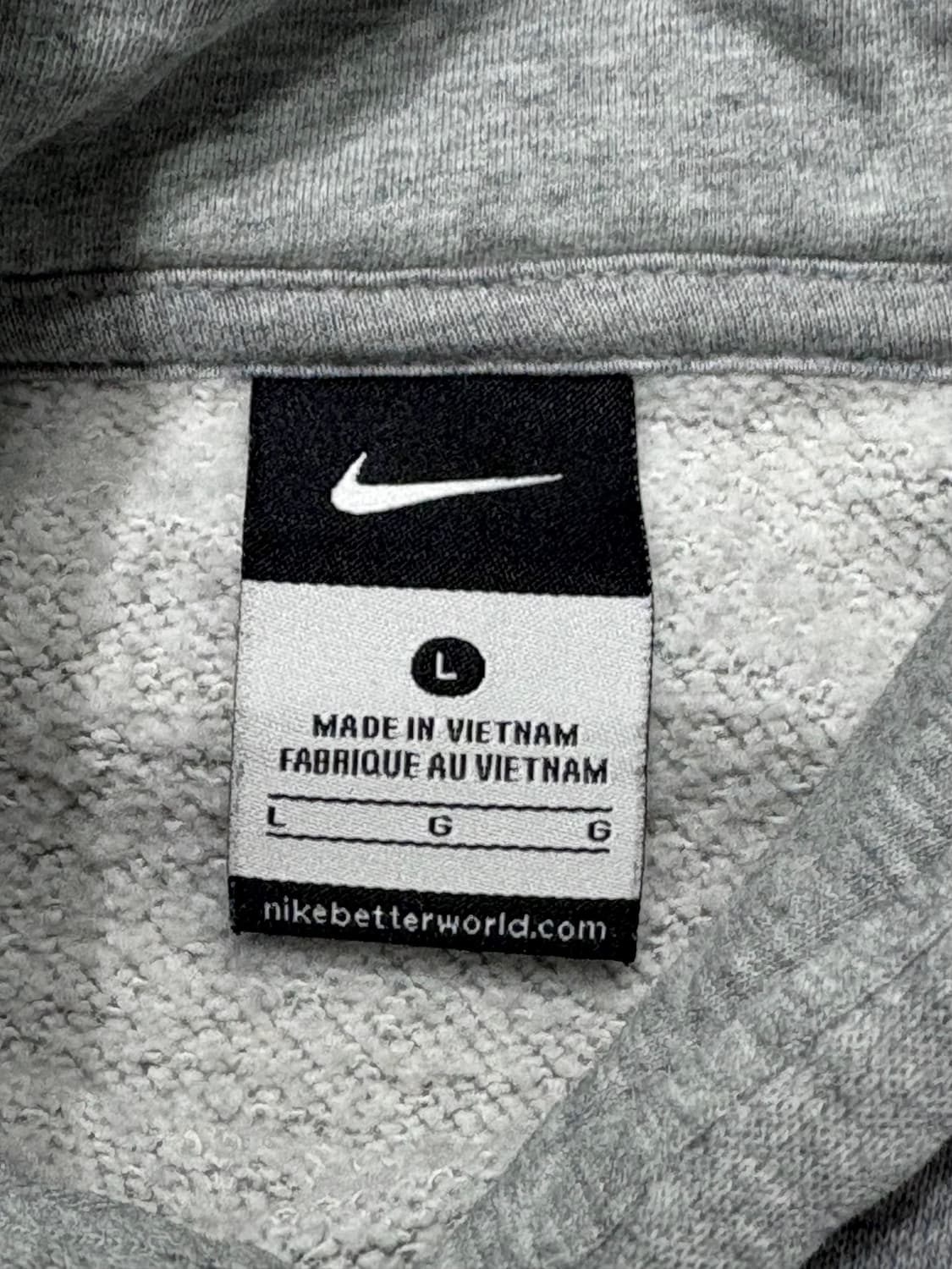 Nike 나이키 미드로고 오버핏 그레이 후드티 상품이미지4