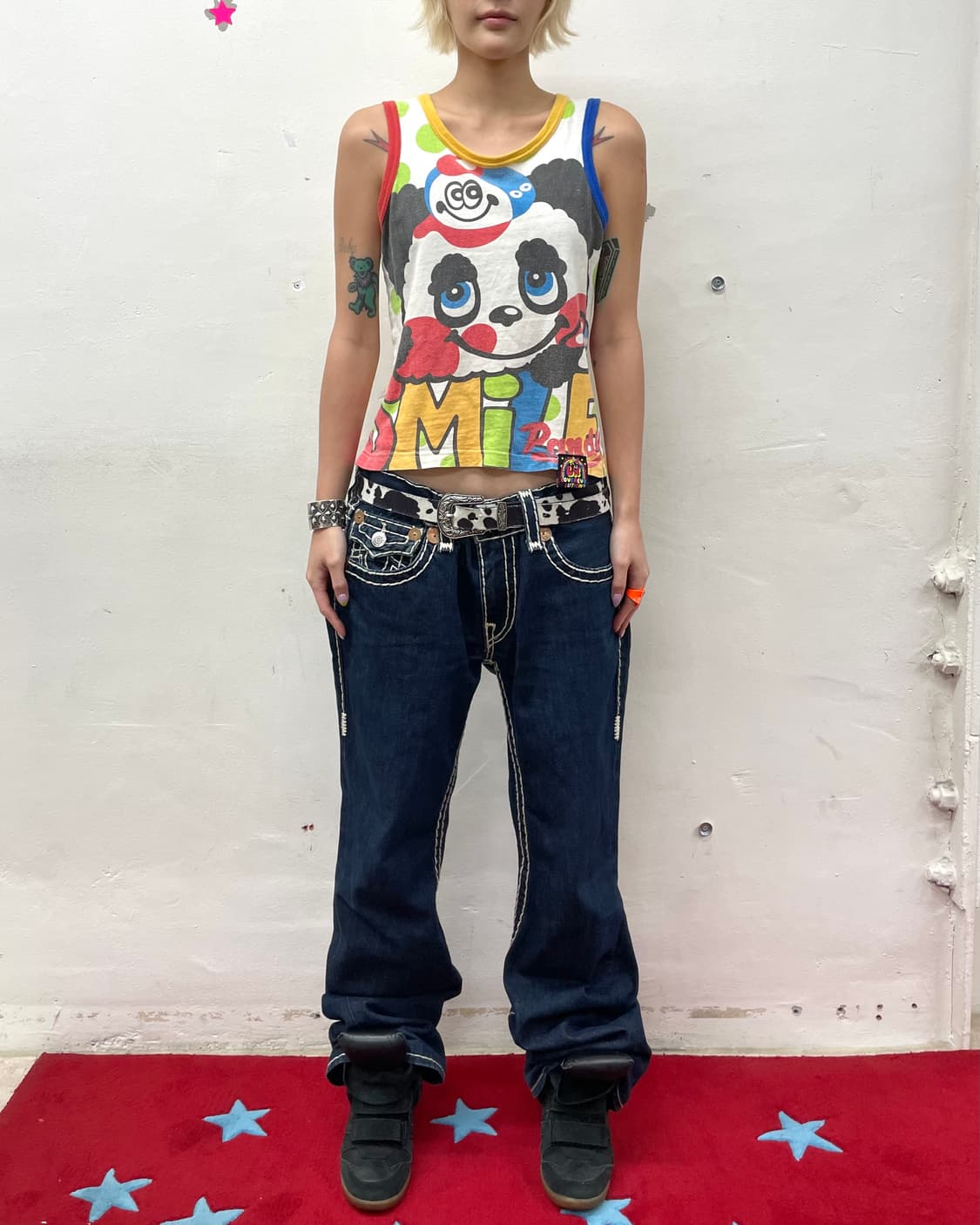 Smile Panda Mushroom Kitchen Sleeveless 상품이미지5