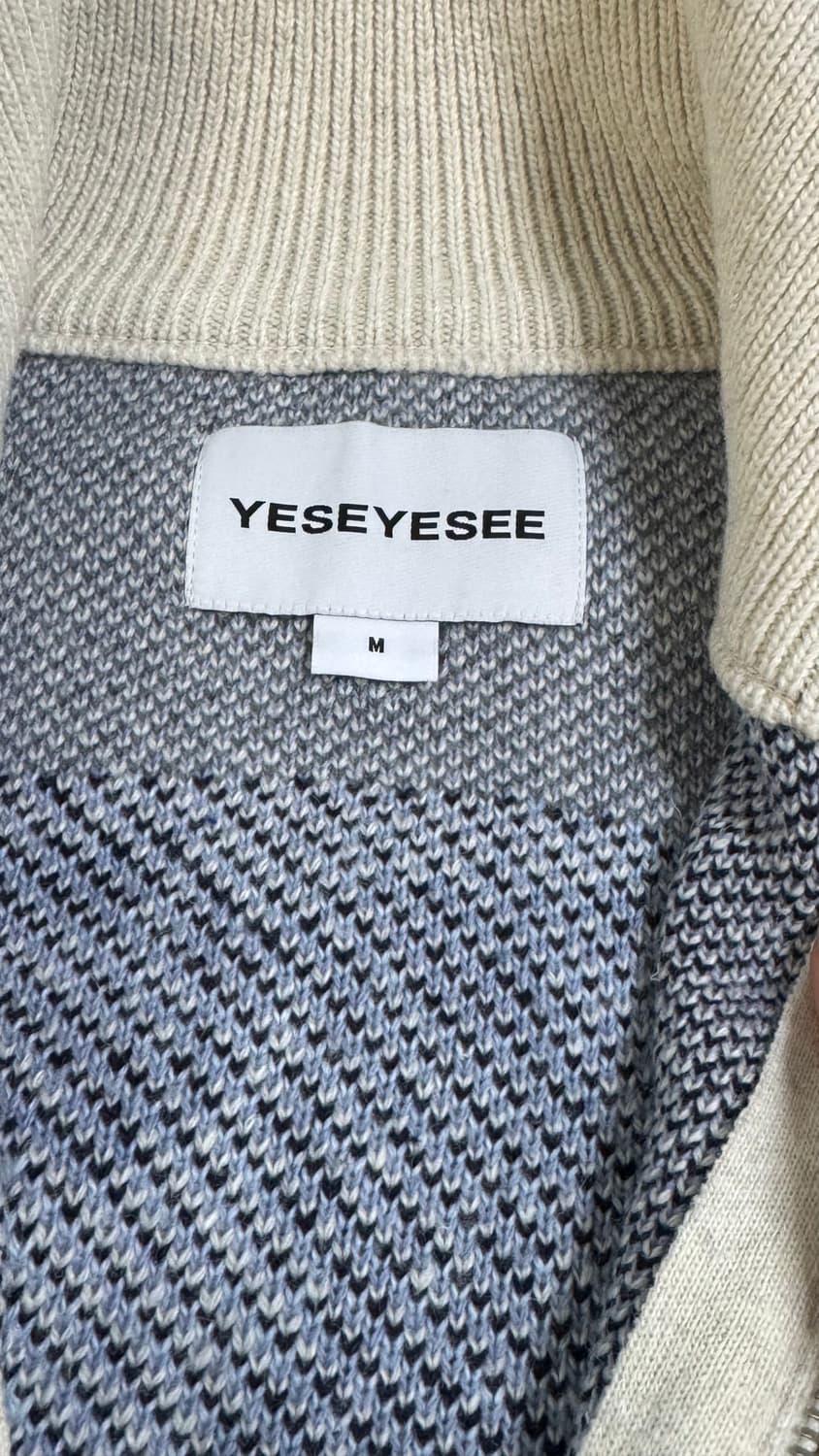 예스아이씨 다이스 니트 집업 M 상품이미지4