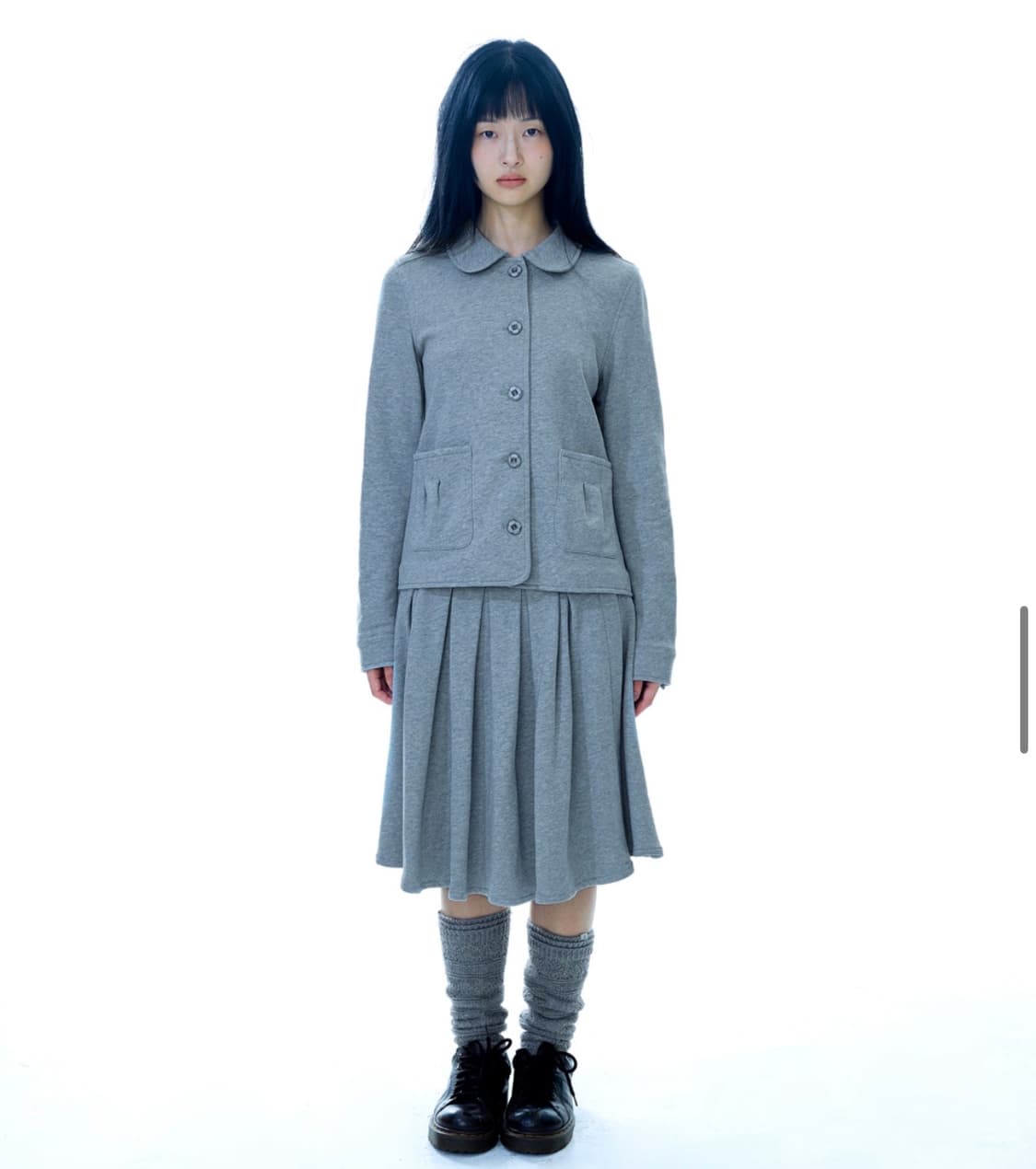 코이세이오 COZY SWEAT Set up  (MELANGE GREY) 상품이미지1