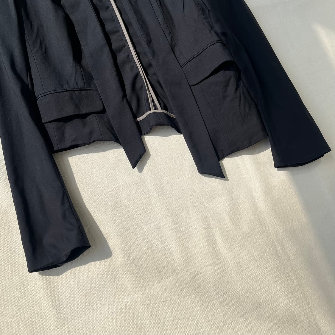 00s 헬무트랭 미니멀 오픈 프론트 자켓 상품이미지3