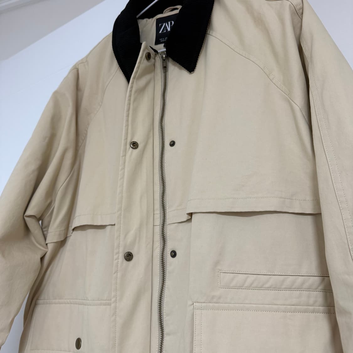 Zara 자라 코듀로이 칼라 자켓 S 상품이미지4