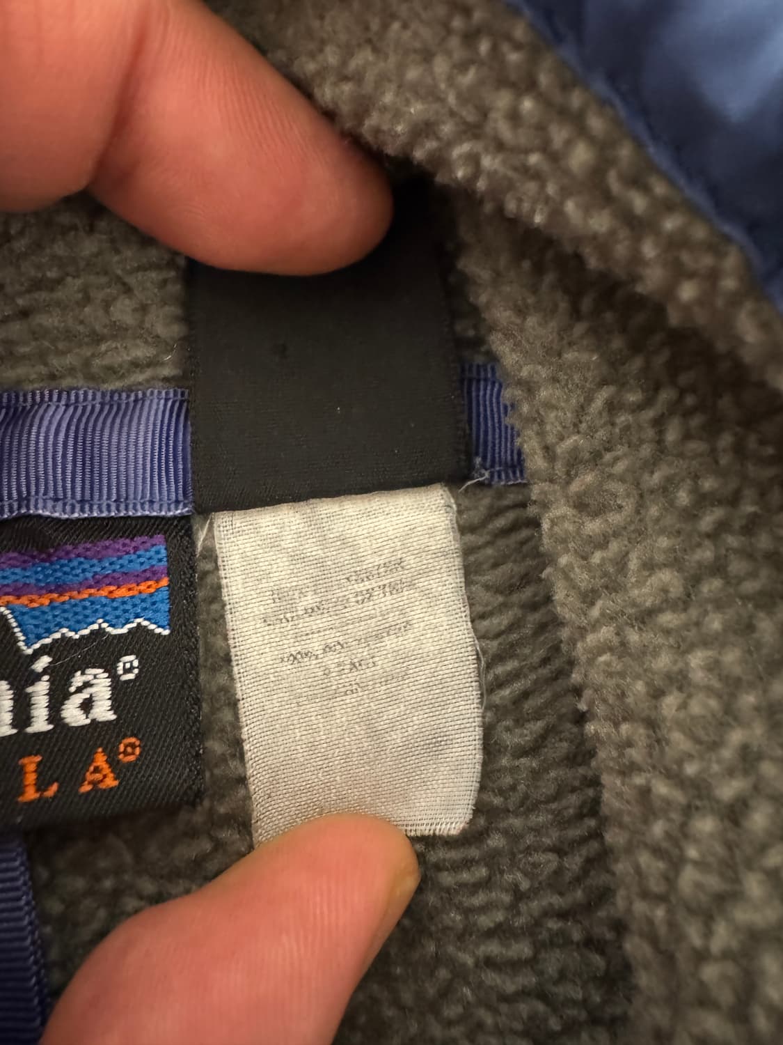 파타고니아 신칠라 스냅 티 풀 오버 다크 그레이 블루 메이드 인 멕시코2 상품이미지5