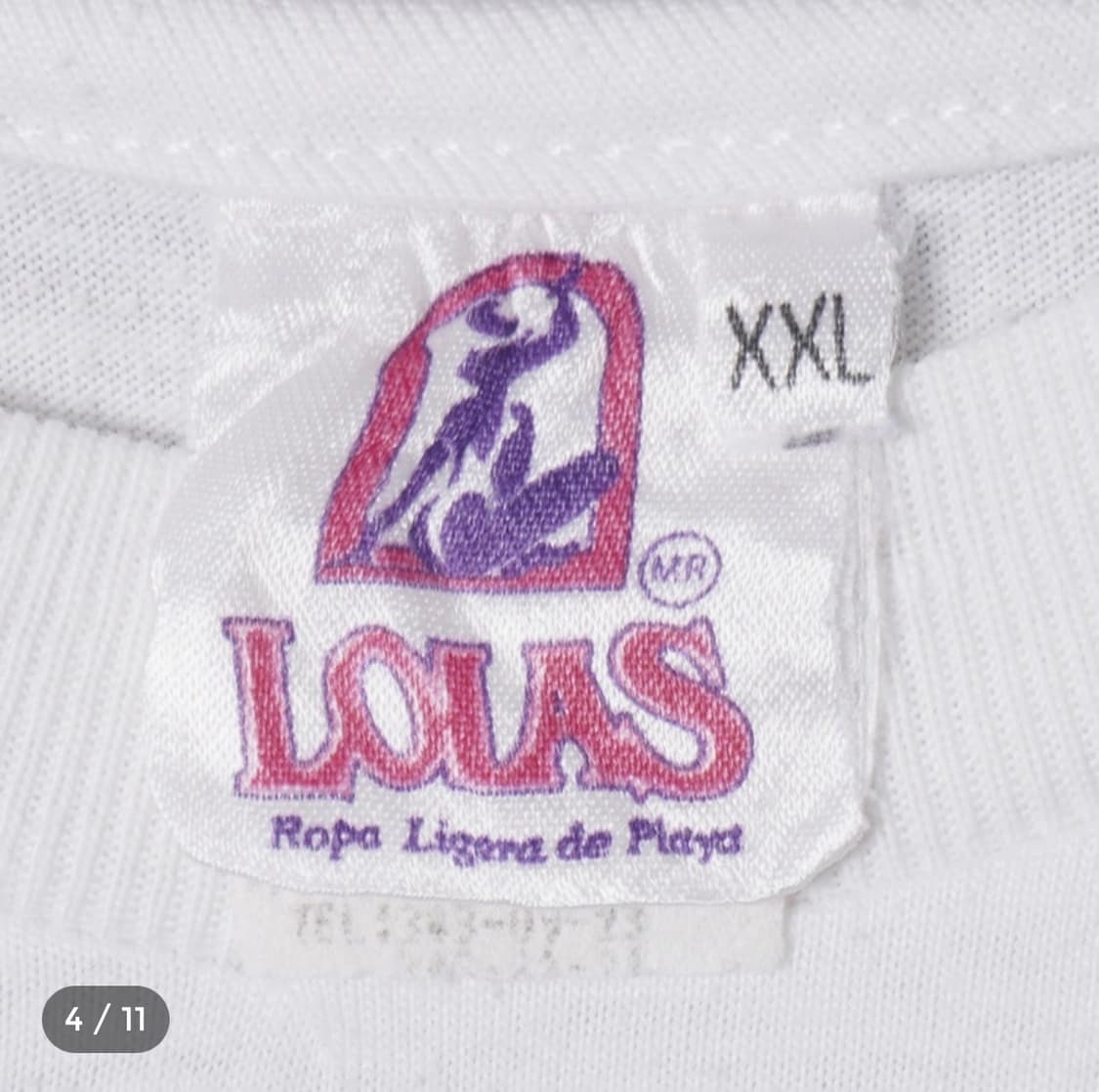 90‘s 빈티지 티셔츠 Lolas 상품이미지3