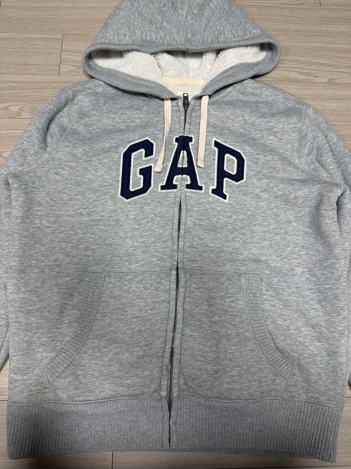 갭 양털 후드집업 m 상품이미지2