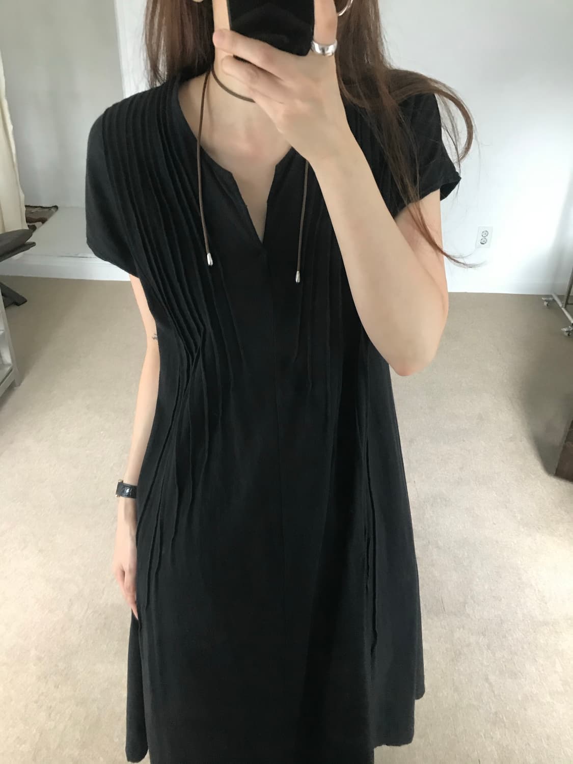 cotton pintuck dress 상품이미지5