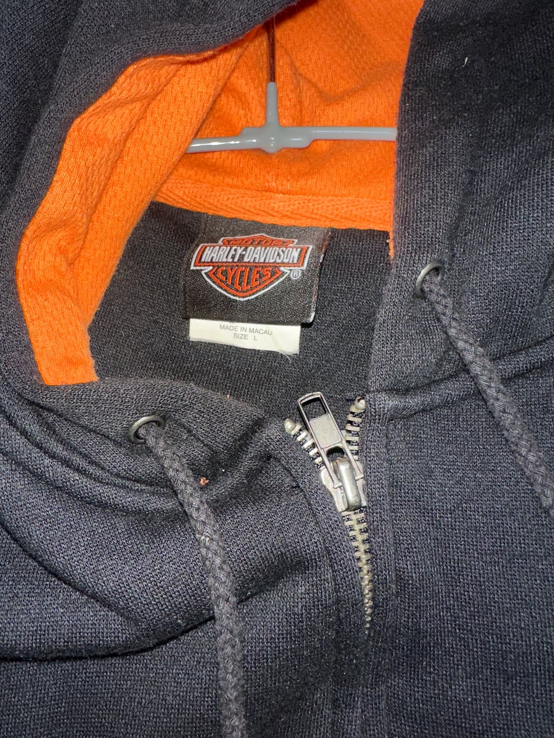할리데이비슨 후드집업 L 상품이미지2