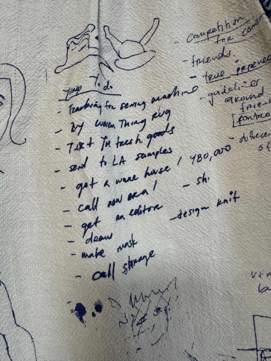 Kidsuper 드로잉 팬츠  상품이미지3