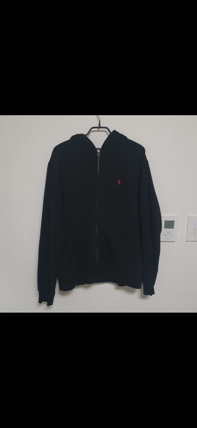 폴로 랄프로렌 블랙 후드집업 XL 상품이미지5
