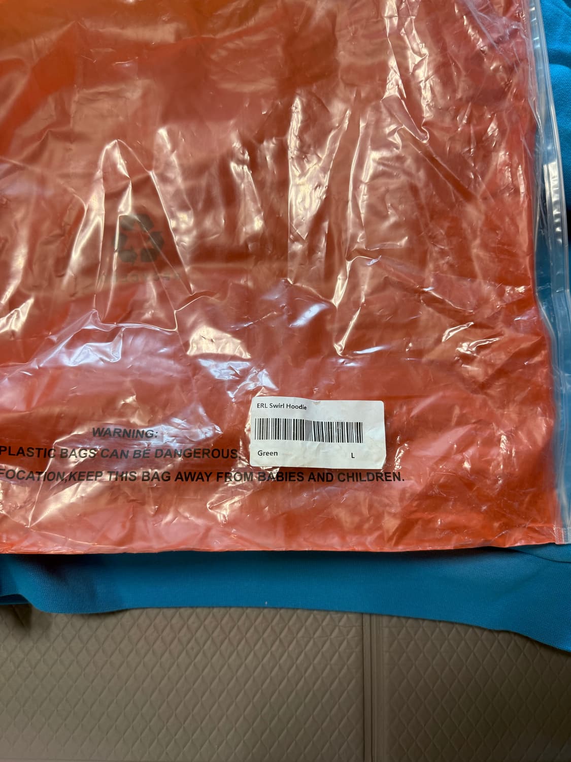 (L) ERL Swirl hoodie 스월 후드 초판 새상품  상품이미지4