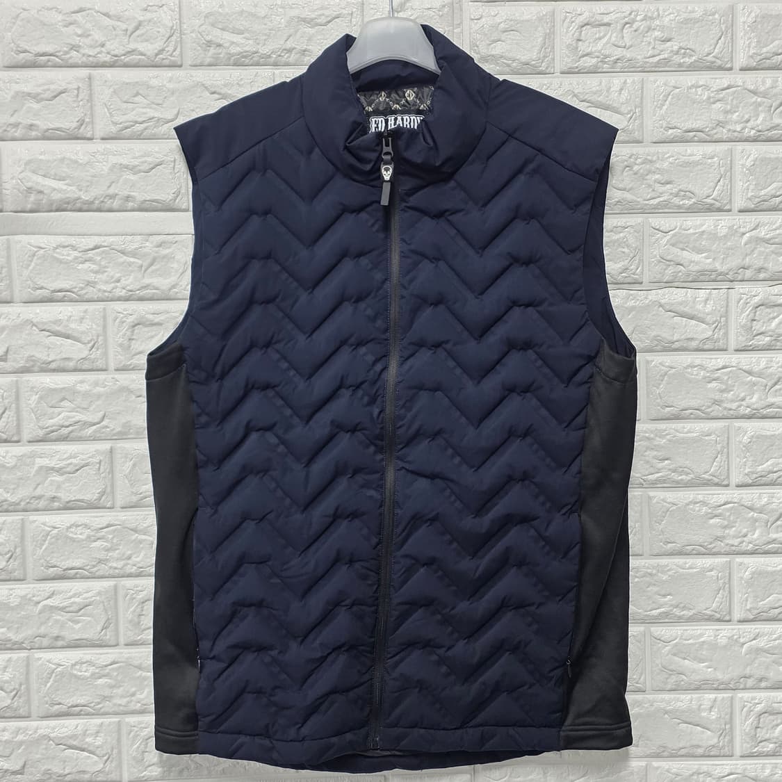 택포//  21s 에드하디 패딩 조끼 XL 네이비 상품이미지1