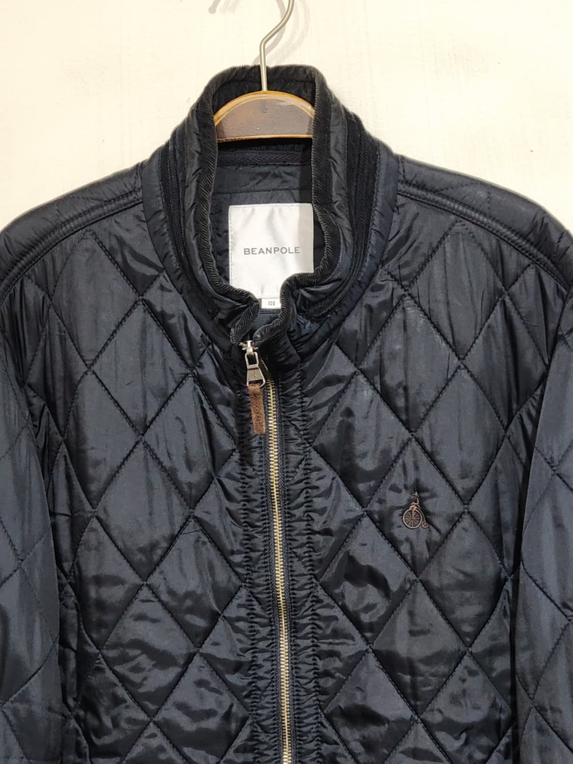 (105) 빈폴 퀼팅점퍼 네이비 누빔자켓 로고 캐주얼  상품이미지2