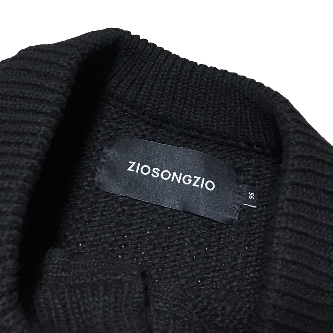 Ziosongzio 지오송지오 리브드 카라리스 가디건 상품이미지5