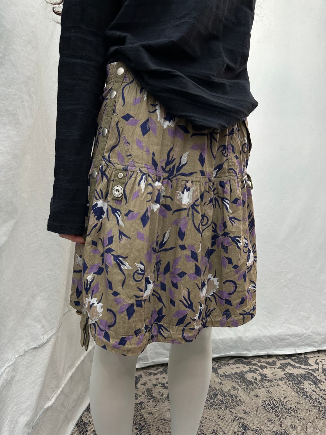 diesel 플로럴 스커트 상품이미지1