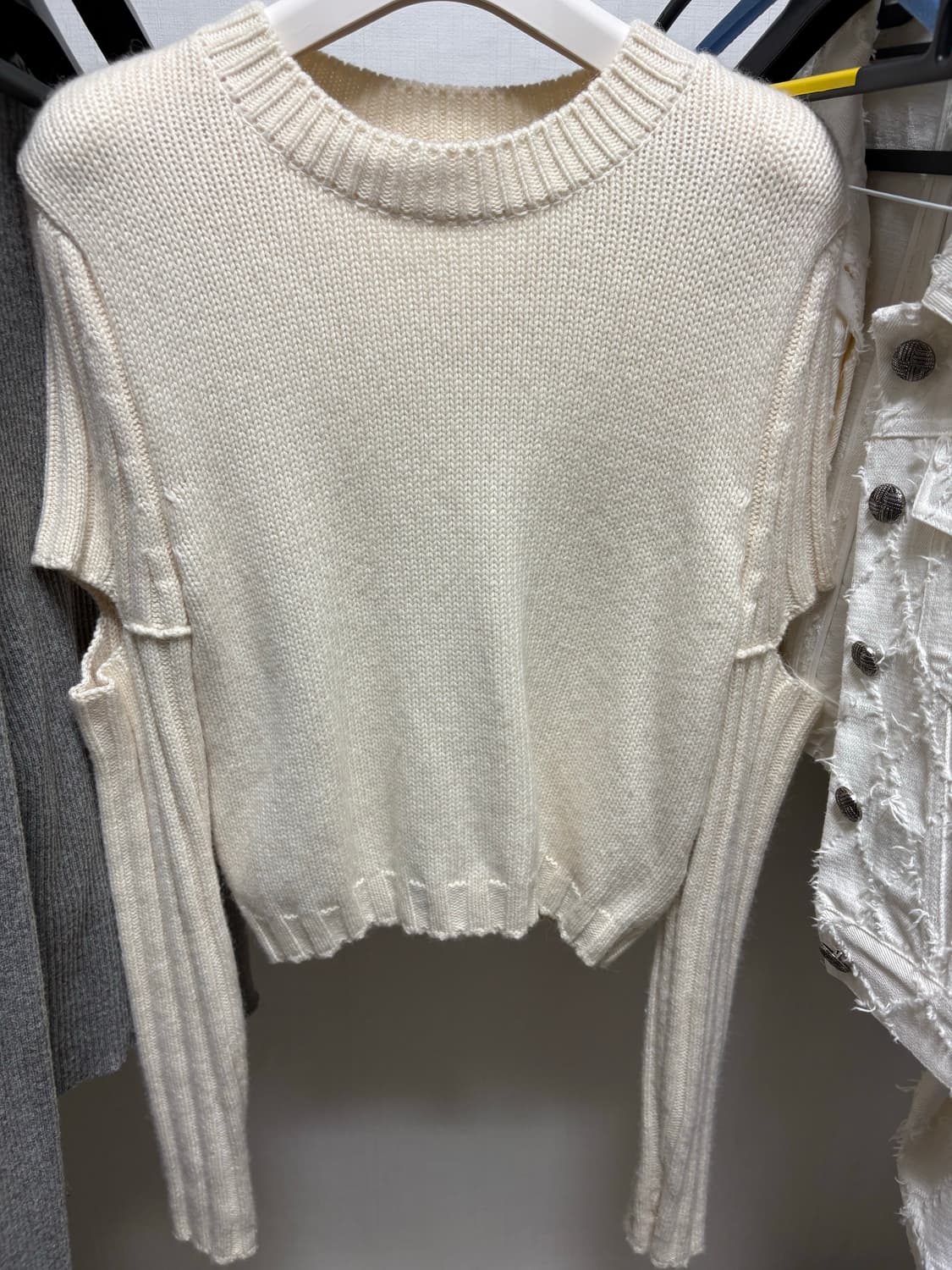 다이애그널 니트 상품이미지2