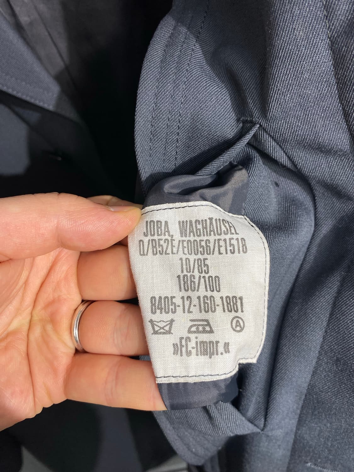 [40] 80s Germany 독일군 밀리터리 벨티드 트렌치코트 상품이미지9