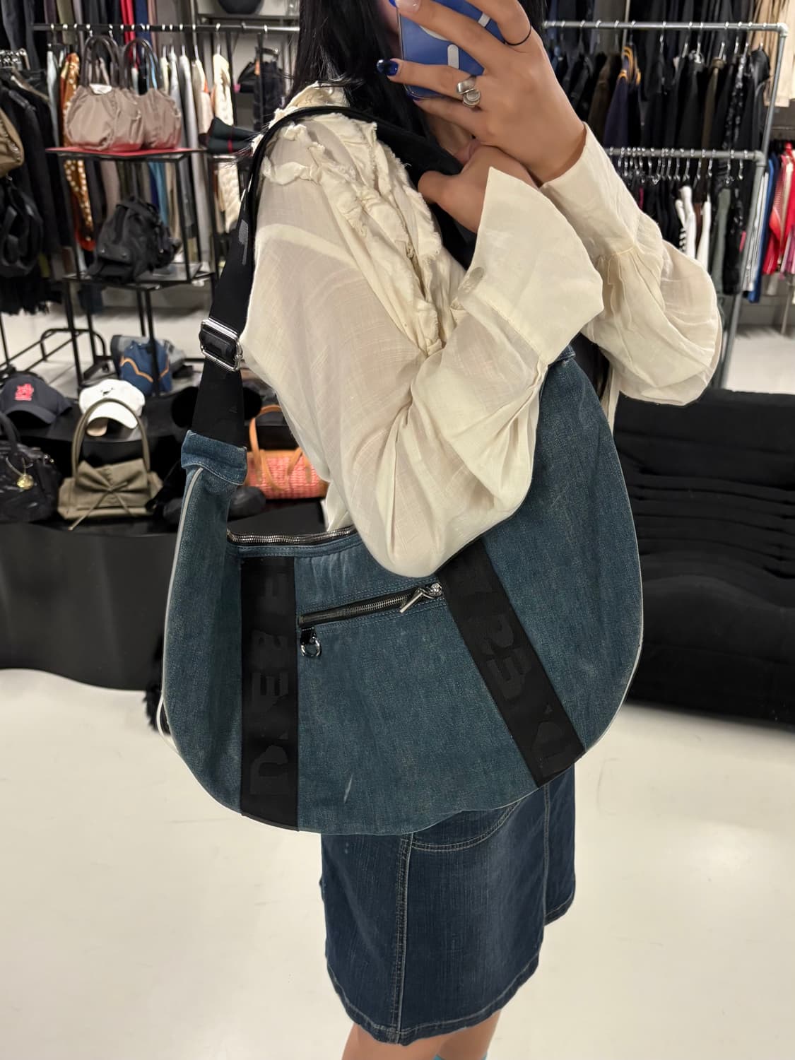 DIESEL denim hobo bag  상품이미지1