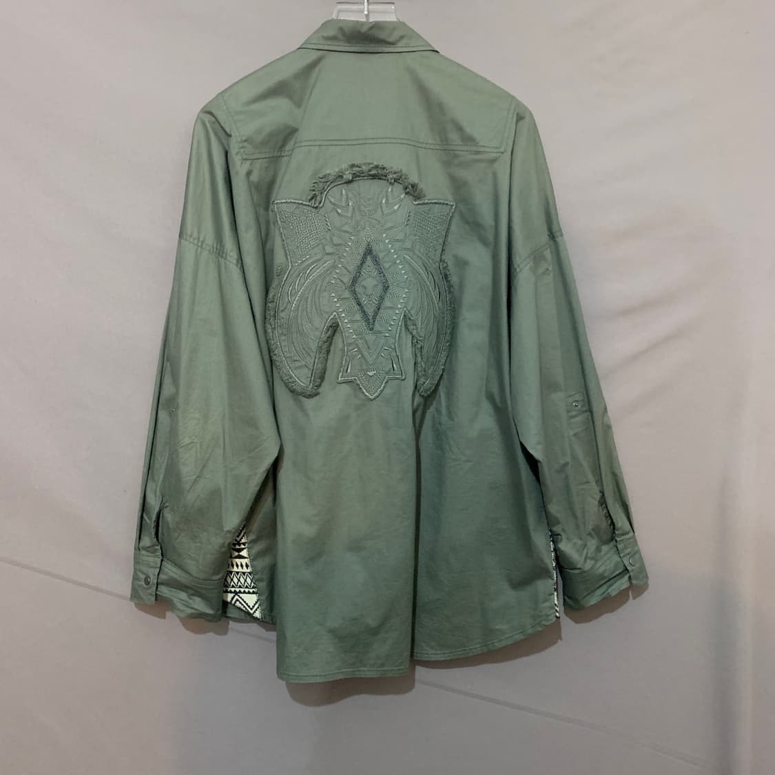 82 시스템 자수 야상 셔츠 자켓 셔켓 상품이미지2