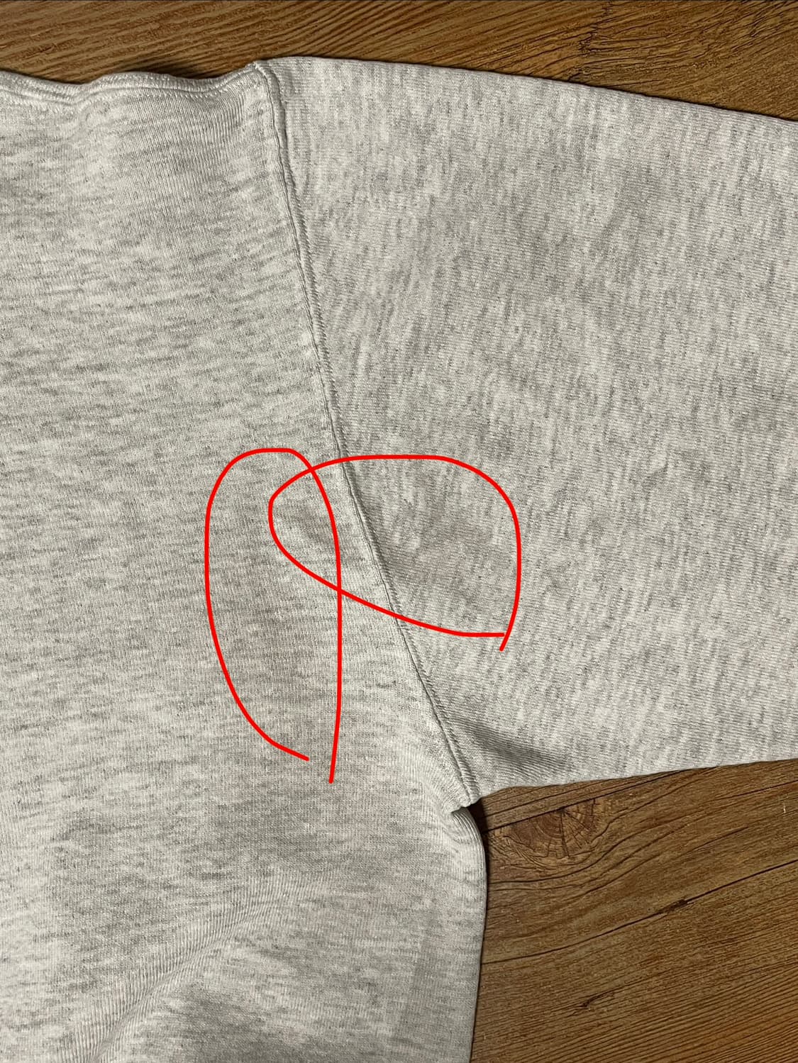 90s 러셀 애슬레틱 스웻셔츠 그레이 XL 미제🇺🇸 상품이미지7