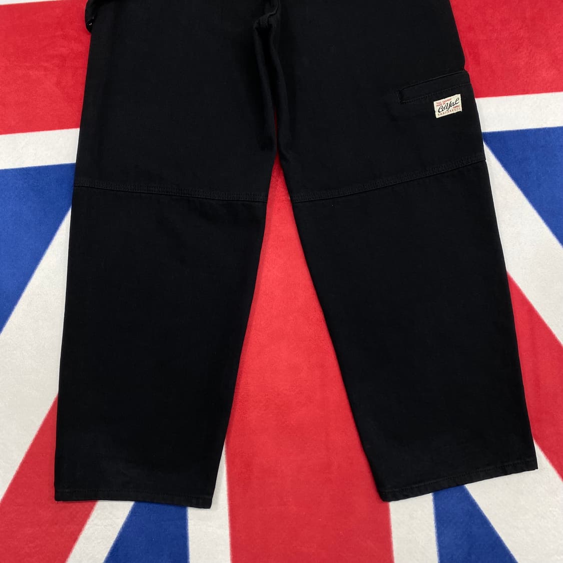 블랙데님 와이드 카펜터팬츠 여성 M  상품이미지6