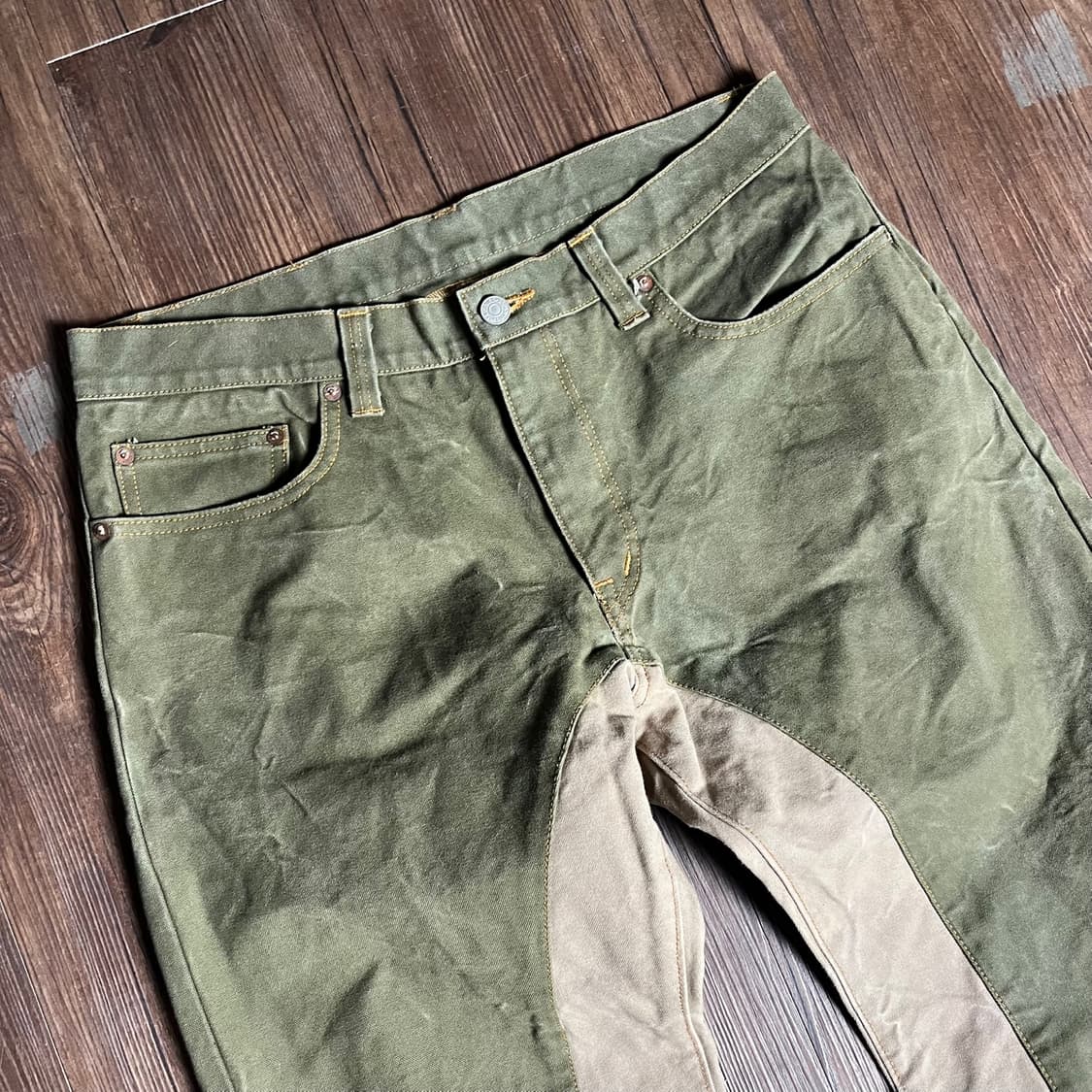 [Kojima Genes] 코지마진즈 재팬 캔버스 투톤 데님팬츠 상품이미지3