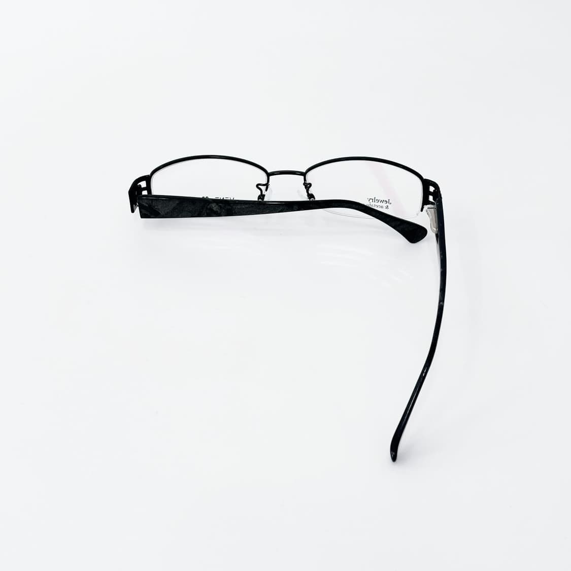 VENETIAN  블랙 메탈 데드스탁 빈티지안경 상품이미지4