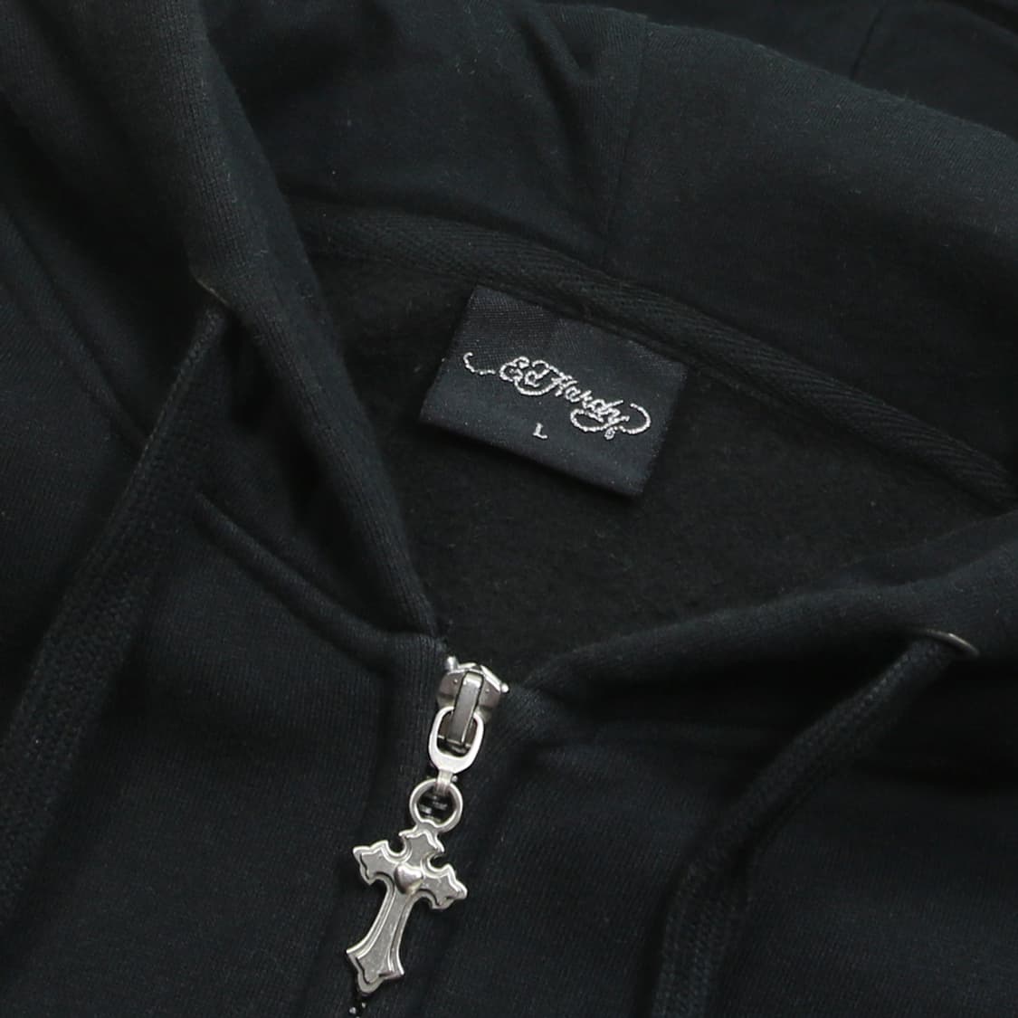 (착용컷) Ed Hardy 프린팅 스웻 후드 집업 (남성용 100) 상품이미지5