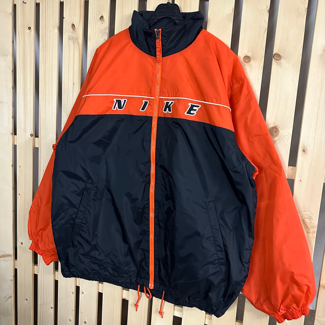(XL) 나이키 00s 올드스쿨 배색 누빔 바람막이 자켓 상품이미지3