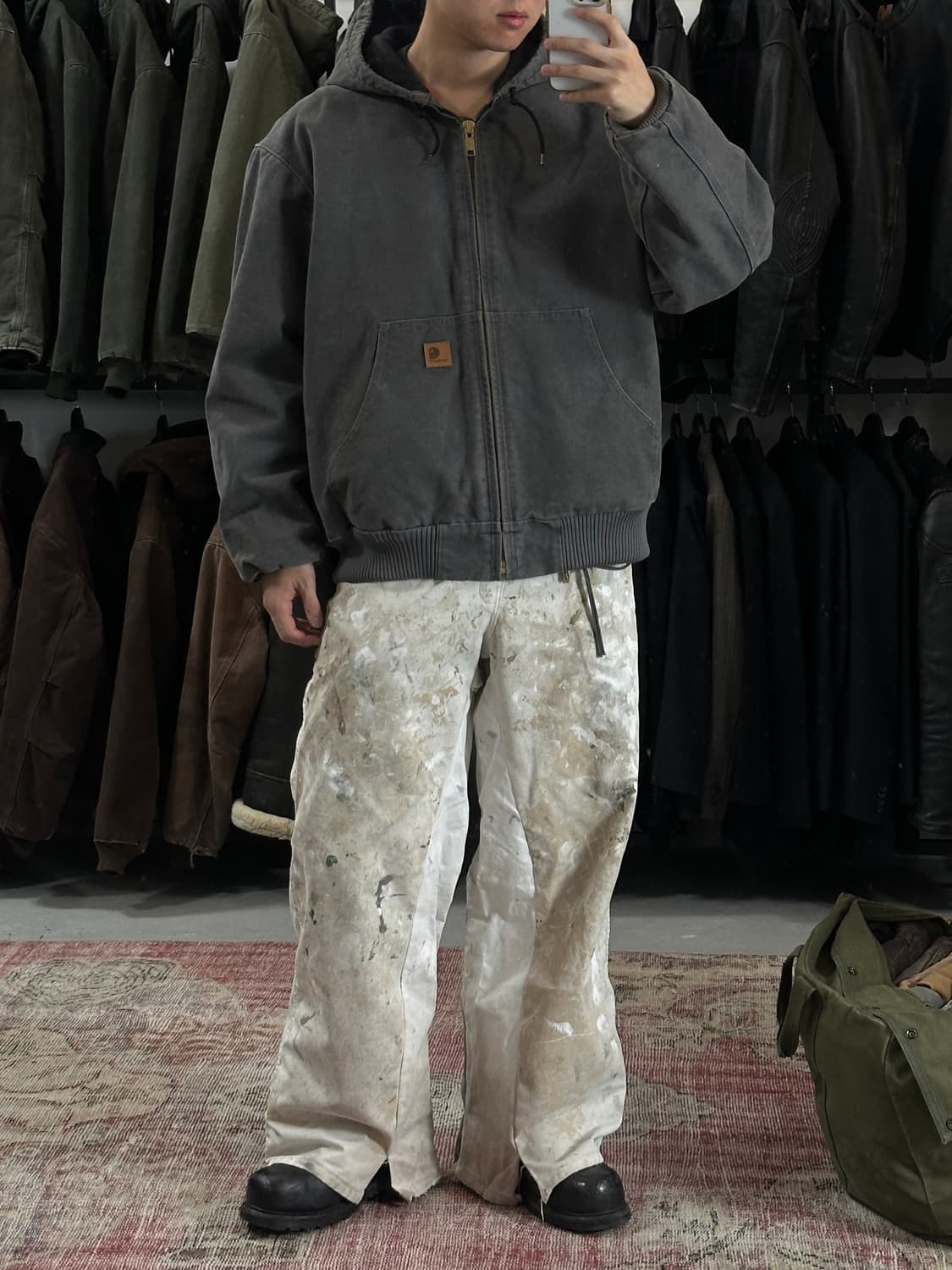 OG 칼하트 J130 액티브 자켓 칼하트 GVL 그레이 상품이미지2