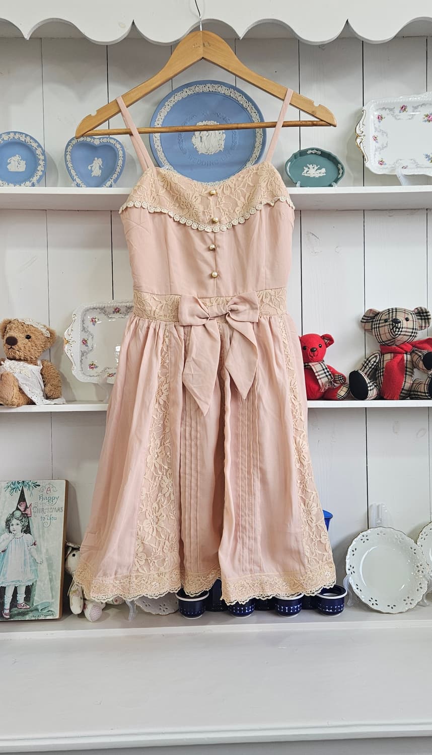 앙크루즈(Ank Rouge)  레이스 리본 원피스 상품이미지4