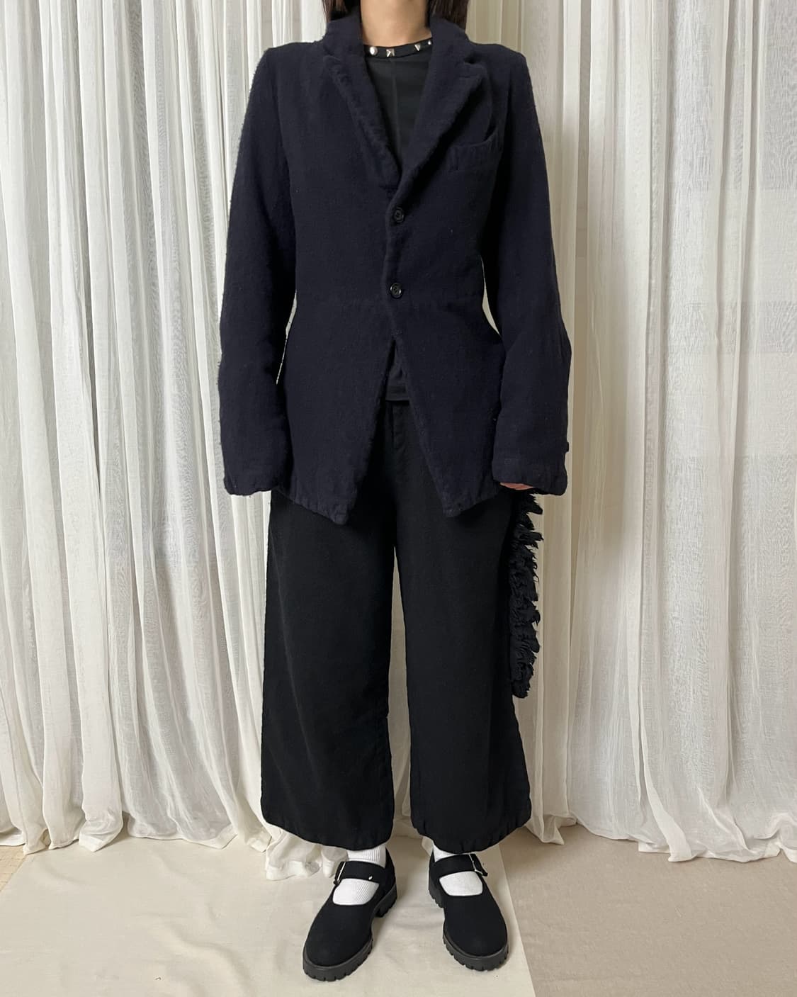 꼼데가르송 09aw 축융 울 도킹 자켓 comme des garcons 상품이미지7