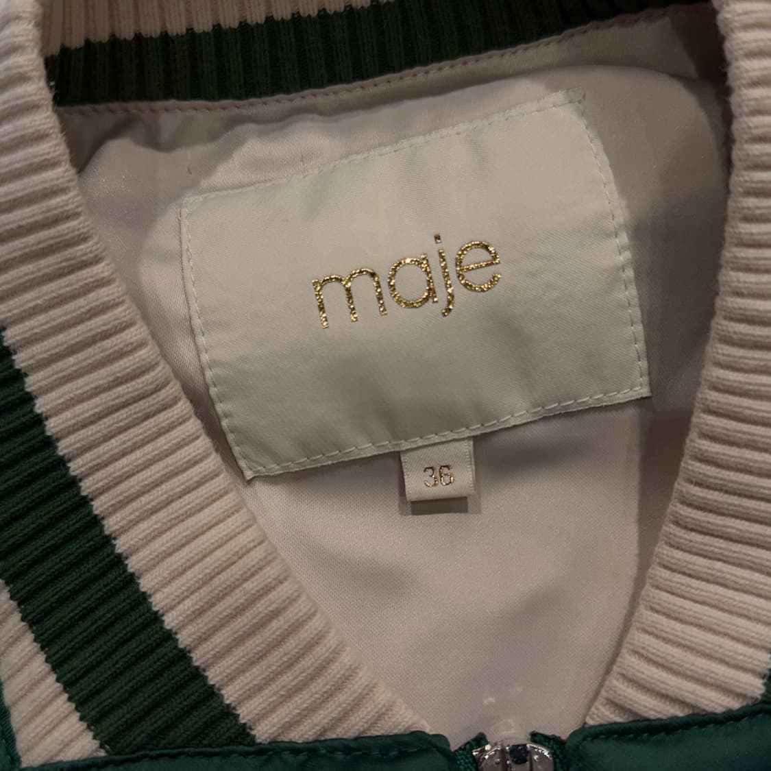 Maje 실크 스타디움 자켓 상품이미지3