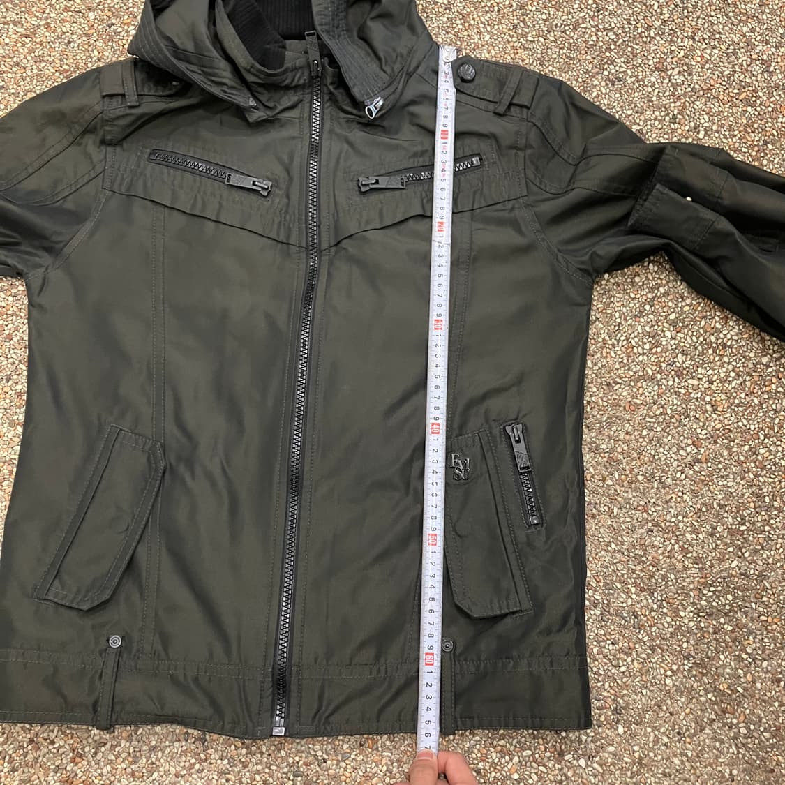 40 에비수 디테일 바이커 자켓 상품이미지7