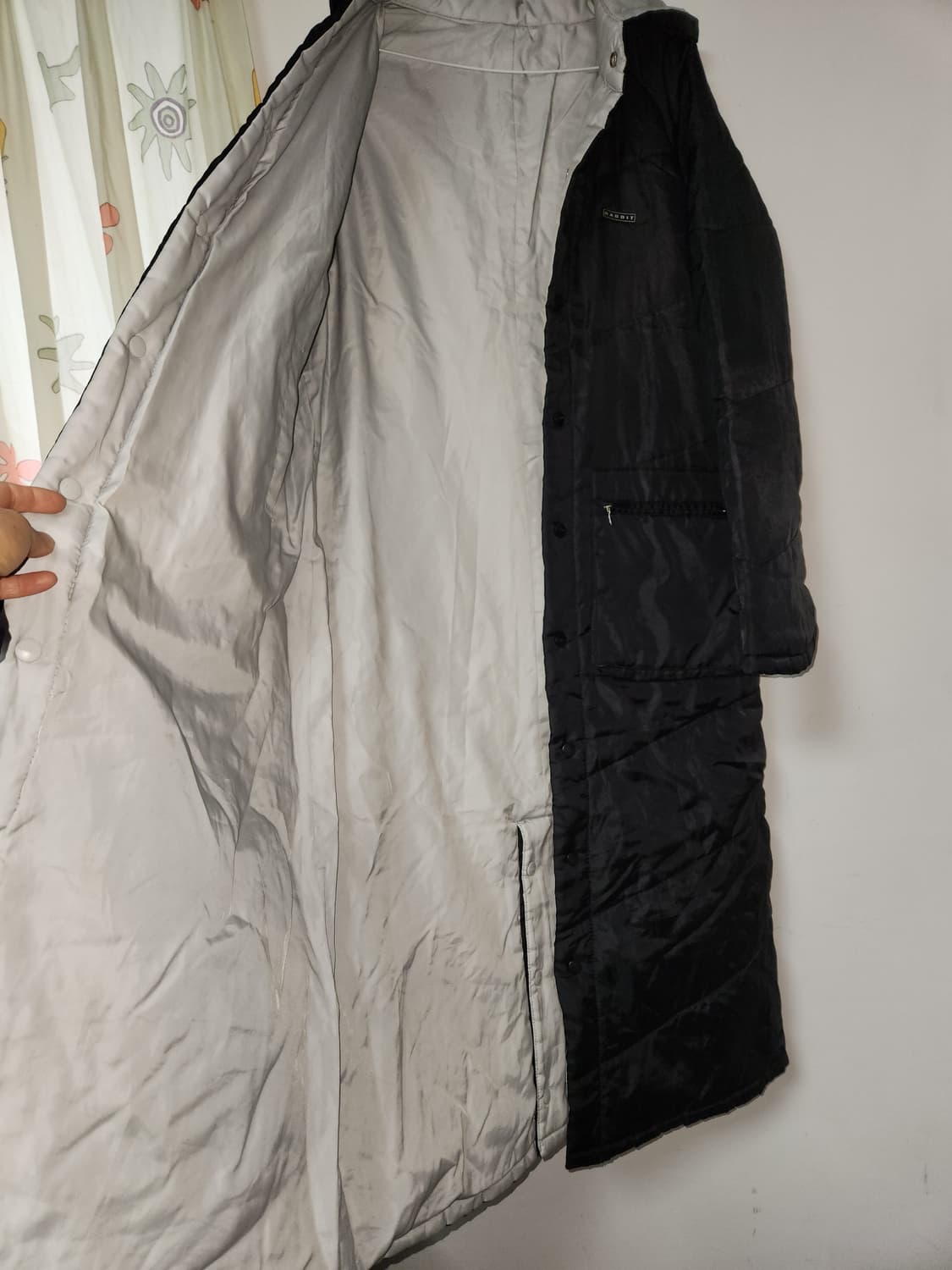 얇은 양면 솜패딩 롱패딩 77 상품이미지5