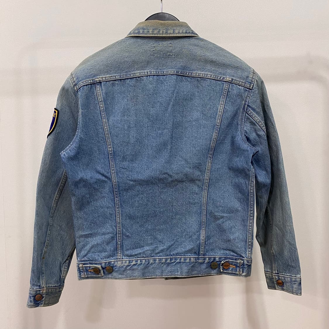 90s 랭글러 재팬 WEST BOUNTIFUL POLICE 데님 자켓 상품이미지2
