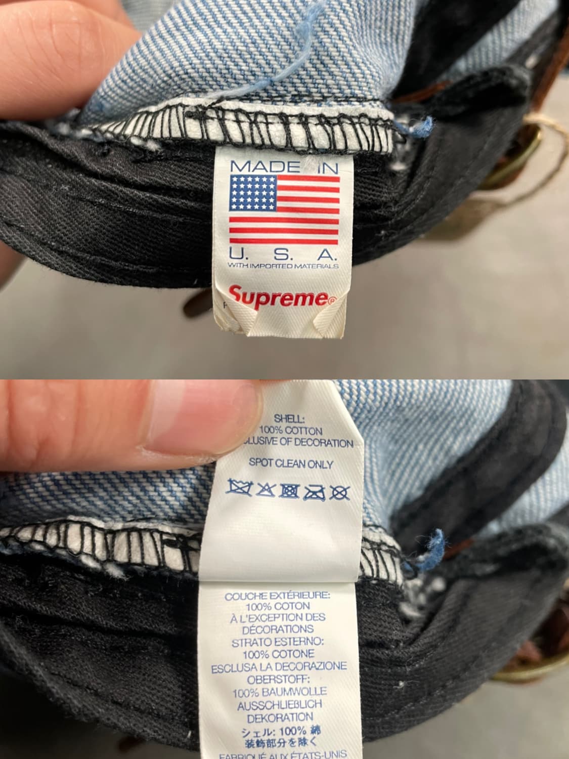 슈프림 데님 캠프캡 상품이미지7