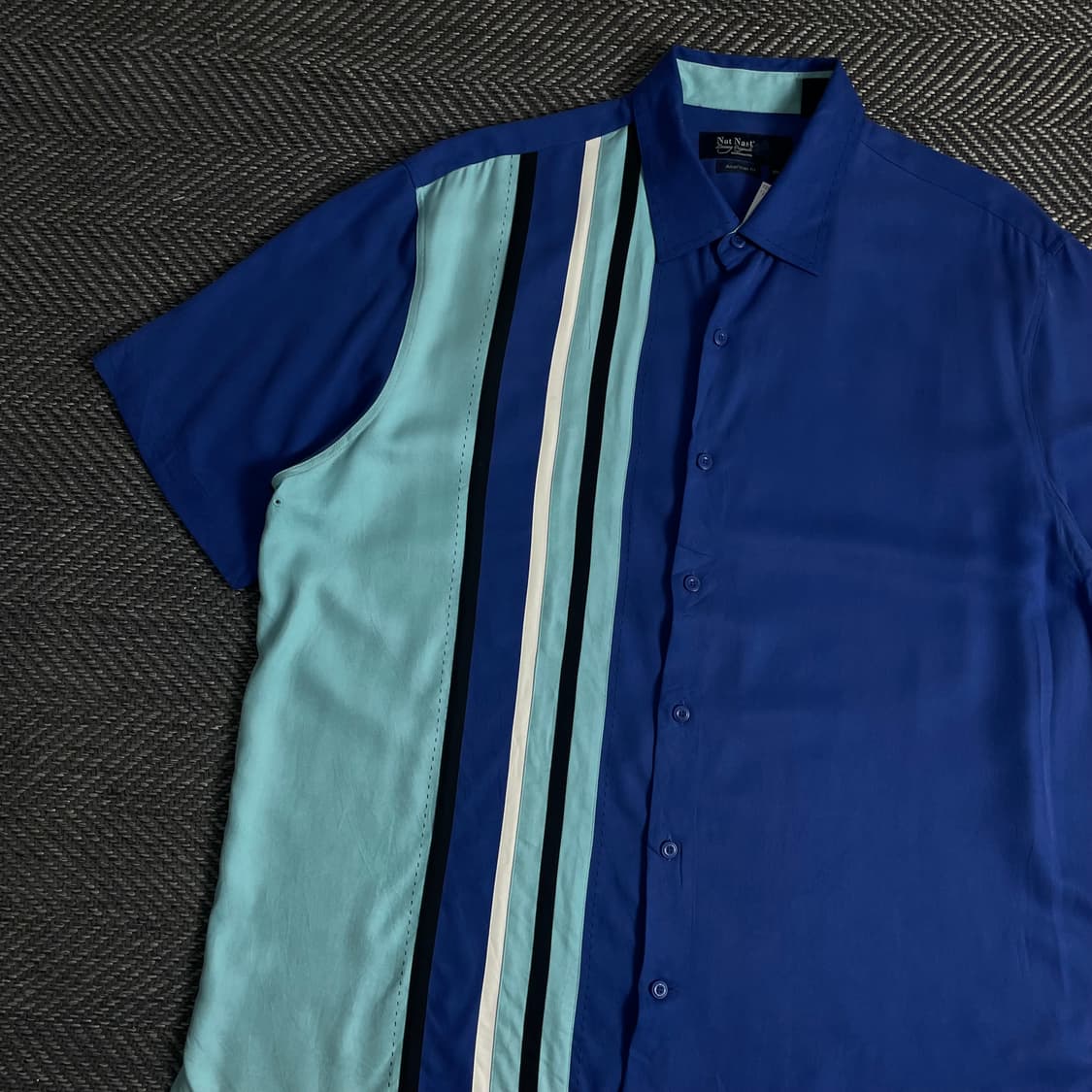 USA 빈티지 박시핏 쿠바 반팔 셔츠o 3329 상품이미지4