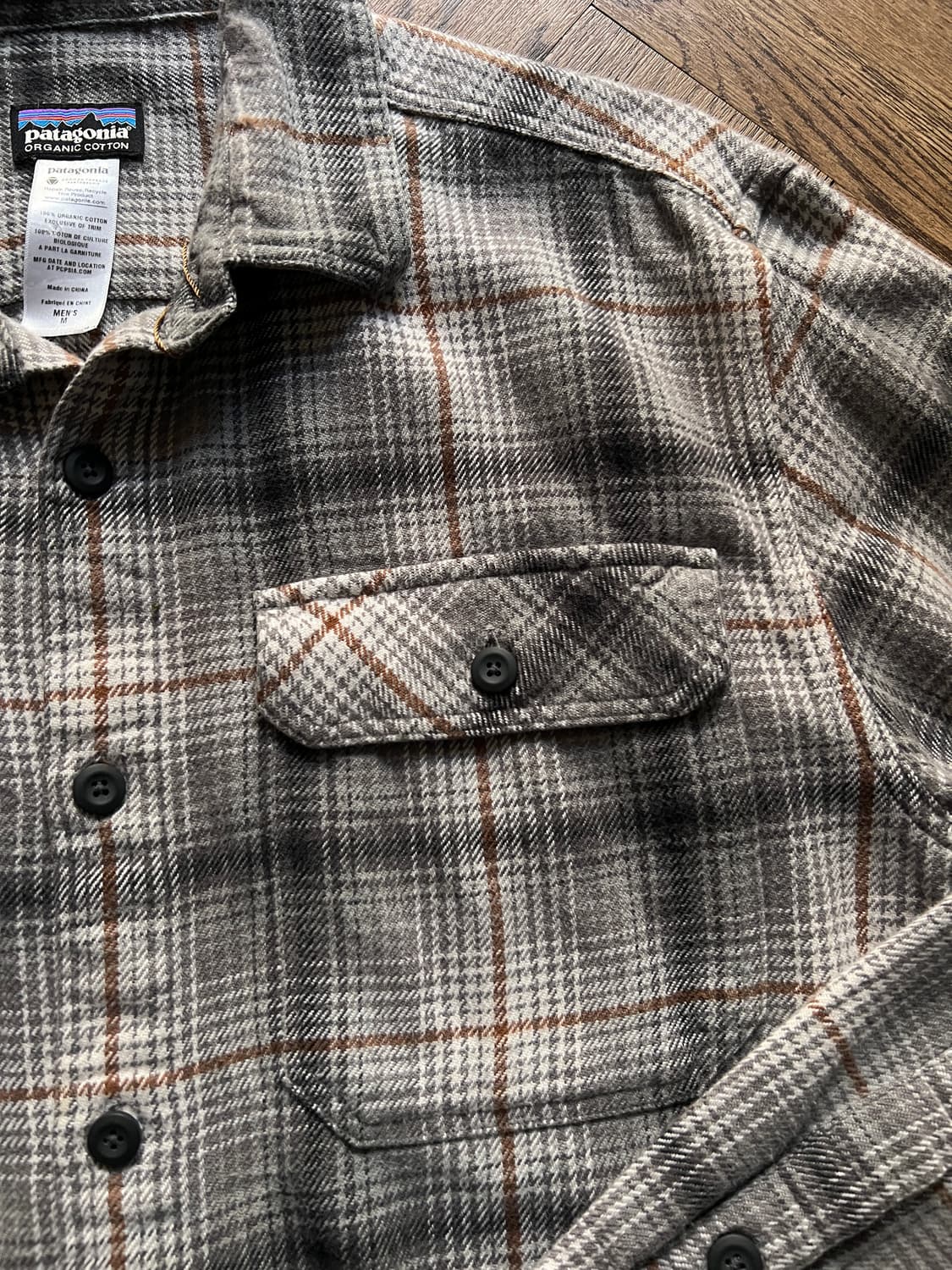 [M]파타고니아 오가닉 코튼 체크 플란넬 셔츠 상품이미지3