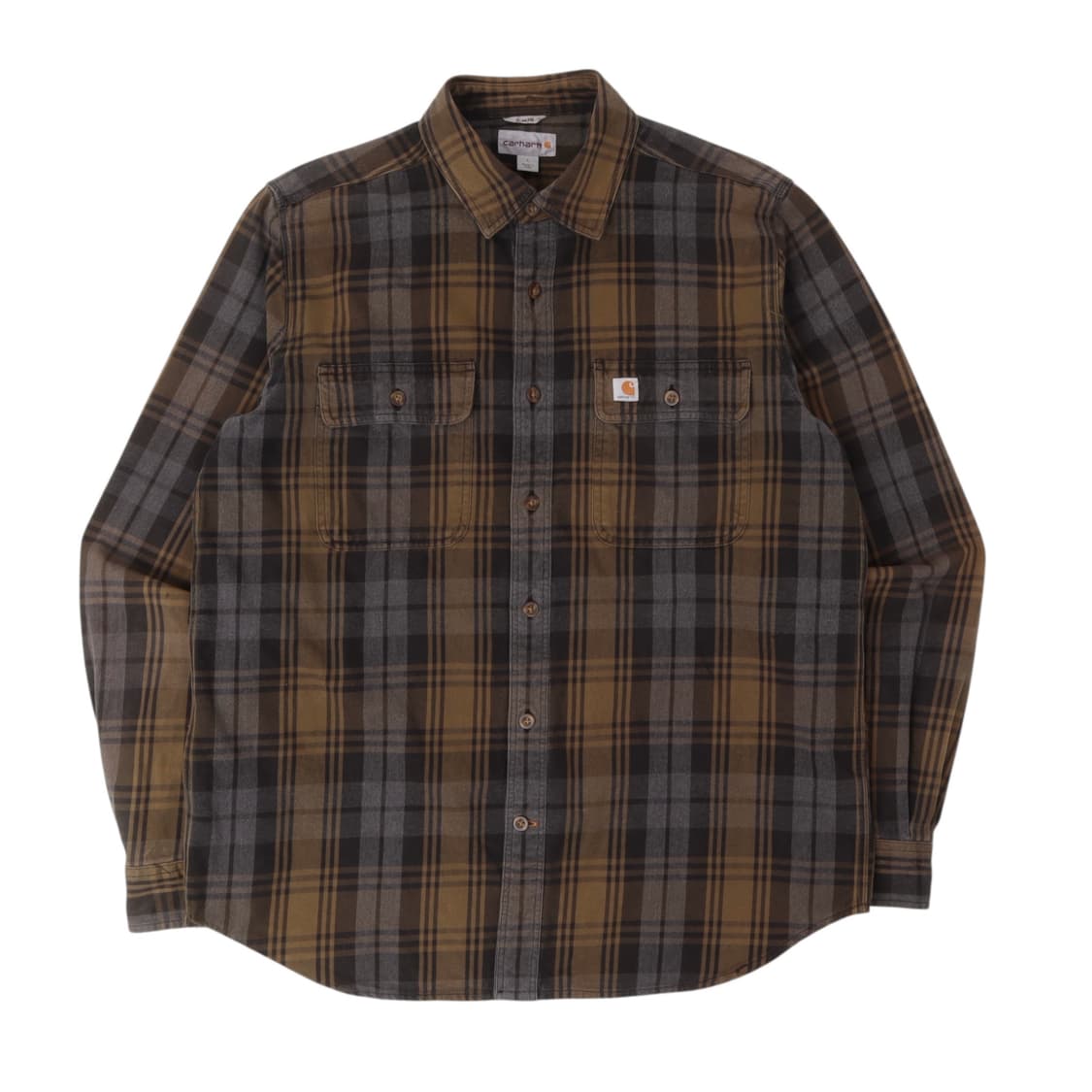 칼하트 플란넬 헤비 체크 셔츠 상품이미지1