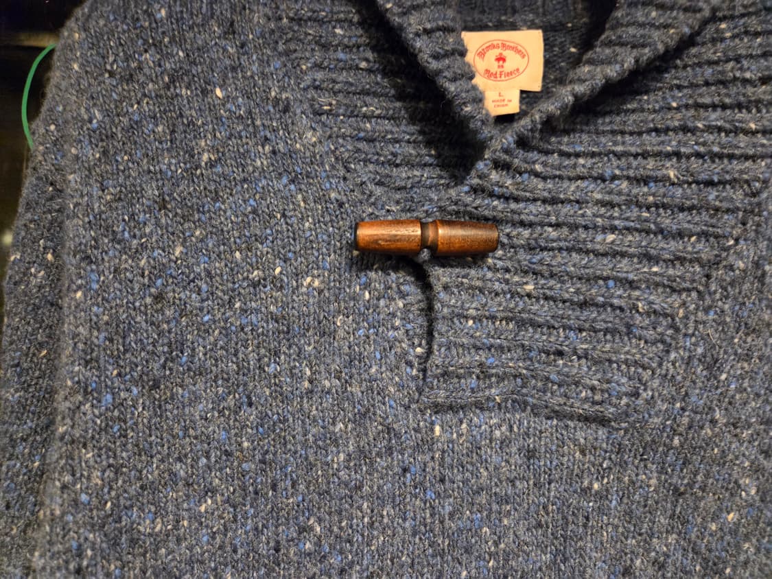 브룩스브라더스 아이리시 숄칼라니트 상품이미지2