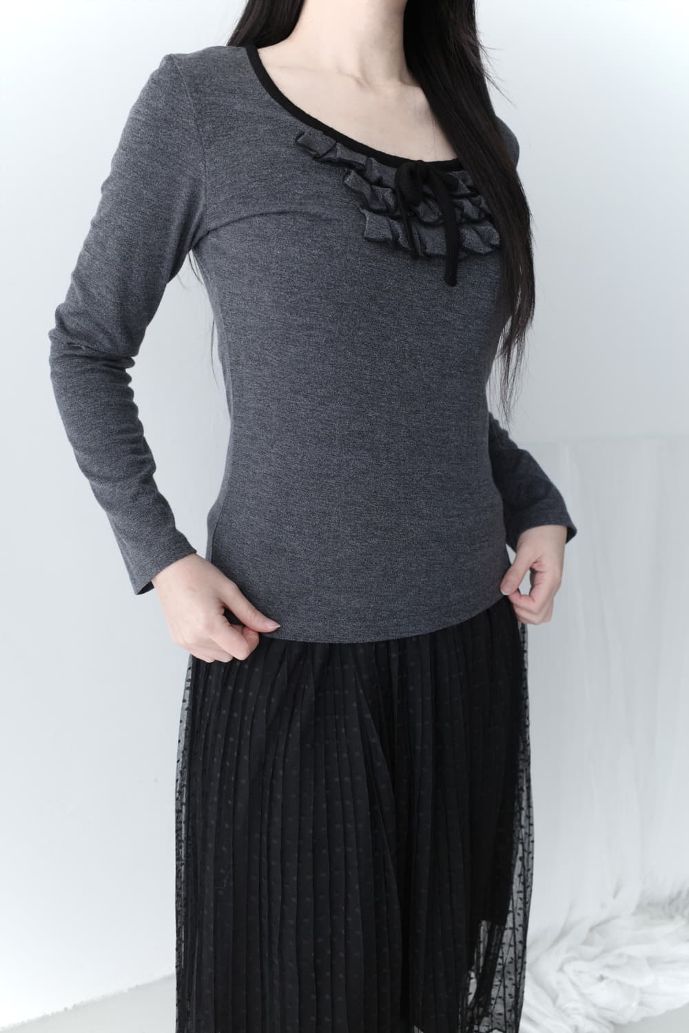 frill long sleeve 상품이미지5