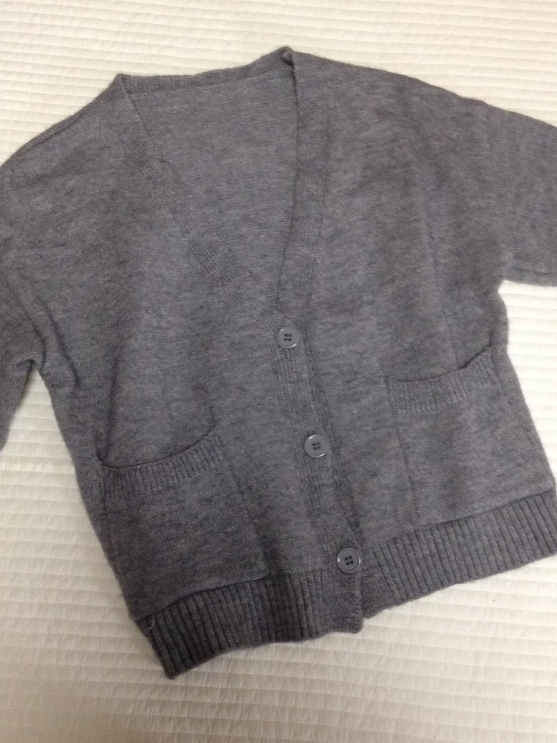 빈티지 그레이 가디건  상품이미지2